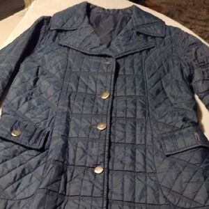Women's Quilted Blue Jacket
